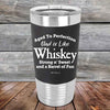 Aged to Perfection Dad is Like Whiskey Strong N Smooth and a Barrel of Fun - Premium Silicone Wrapped Engraved Tumbler