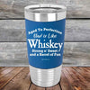 Aged to Perfection Dad is Like Whiskey Strong N Smooth and a Barrel of Fun - Premium Silicone Wrapped Engraved Tumbler