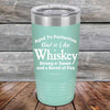 Aged to Perfection Dad is Like Whiskey Strong N Smooth and a Barrel of Fun - Powder Coated Etched Tumbler