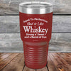 Aged to Perfection Dad is Like Whiskey Strong N Smooth and a Barrel of Fun - Powder Coated Etched Tumbler