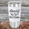 Beauty is in the Eye of the Beer Holder - Premium Silicone Wrapped Engraved Tumbler