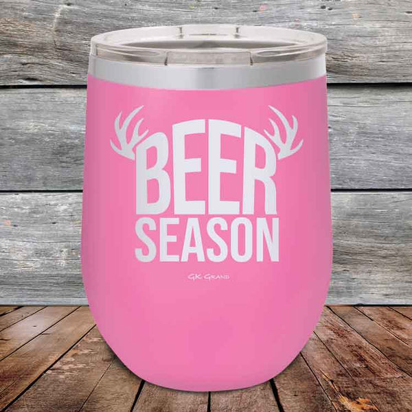 BEER SEASON (DEER) - Powder Coated Etched Tumbler