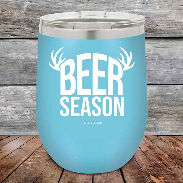 BEER SEASON (DEER) - Powder Coated Etched Tumbler