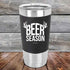 BEER SEASON (DEER) - Premium Silicone Wrapped Engraved Tumbler