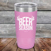 BEER SEASON (DEER) - Powder Coated Etched Tumbler