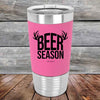 BEER SEASON (DEER) - Premium Silicone Wrapped Engraved Tumbler