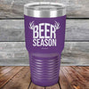 BEER SEASON (DEER) - Powder Coated Etched Tumbler