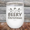 Beery Christmas - 12 oz Powder Coated Etched Tumbler