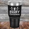 Beery Christmas- 20 oz & 30 oz Powder Coated Etched Tumbler