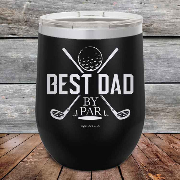 Best Dad by Par - Powder Coated Etched Tumbler