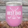 Best Dad by Par - Powder Coated Etched Tumbler