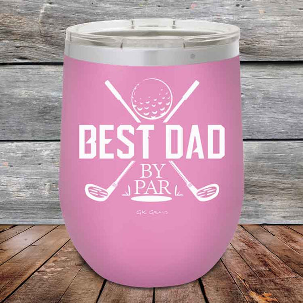 Best Dad by Par - Powder Coated Etched Tumbler