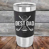 Best Dad by Par -  Premium Silicone Wrapped Engraved Tumbler