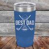 Best Dad by Par - Powder Coated Etched Tumbler