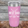 Best Dad by Par - Powder Coated Etched Tumbler