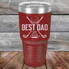 Best Dad by Par - Powder Coated Etched Tumbler