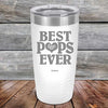 Best Pops Ever Love You - Powder Coated Etched Tumbler - GK GRAND GIFTS