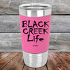 Black Creek Life - Premium Silicone Wrapped Engraved Tumbler - GK GRAND GIFTS