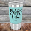 Black Creek Life - Premium Silicone Wrapped Engraved Tumbler - GK GRAND GIFTS