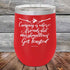 Camping where friends & marshmallows Get Toasted - Powder Coated Etched Tumbler