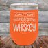 CAUTION This May Contain Whiskey - Powder Coated Etched Tumbler