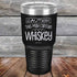 CAUTION This May Contain Whiskey - Powder Coated Etched Tumbler