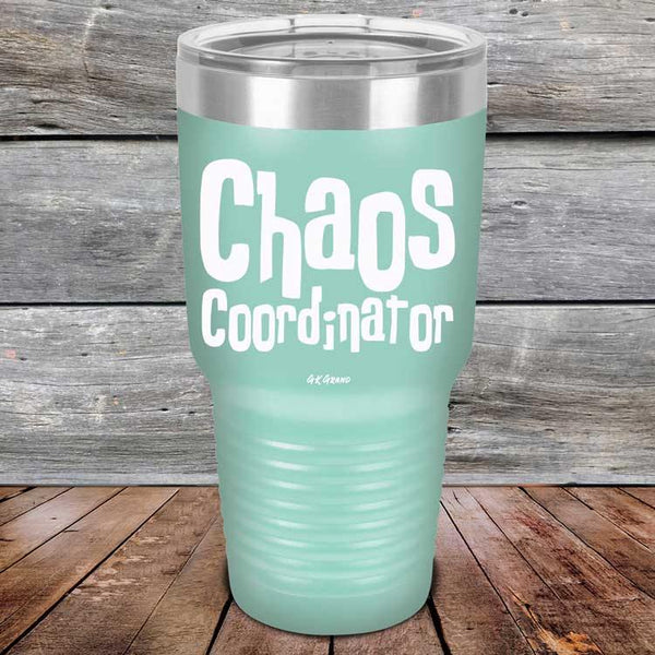 Chaos Coordinator - Powder Coated Etched Tumbler - GK GRAND GIFTS