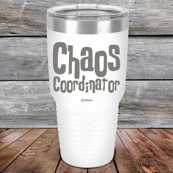 Chaos Coordinator - Powder Coated Etched Tumbler - GK GRAND GIFTS