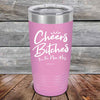 Cheers Bitches I'm the New Mrs. - Powder Coated Etched Tumbler