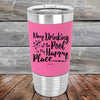 Day Drinking at the Pool is My Happy Place - Premium Silicone Wrapped Engraved Tumbler