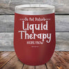 Do Not Disturb Liquid Therapy Here/Now - Powder Coated Etched Tumbler