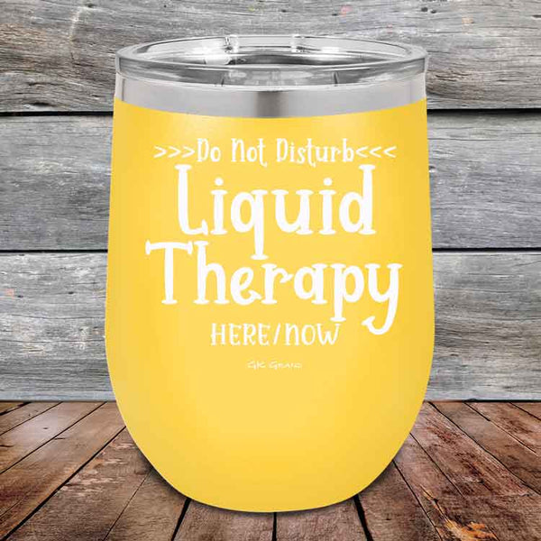 Do Not Disturb Liquid Therapy Here/Now - Powder Coated Etched Tumbler