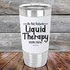 Do Not Disturb Liquid Therapy Here/Now - Premium Silicone Wrapped Engraved Tumbler