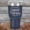 Do Not Disturb Liquid Therapy Here/Now - Powder Coated Etched Tumbler