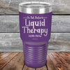 Do Not Disturb Liquid Therapy Here/Now - Powder Coated Etched Tumbler