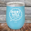 Drinks Well With Others Debatable - Powder Coated Etched Tumbler