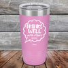 Drinks Well With Others Debatable - Powder Coated Etched Tumbler