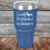 Easily Distracted by Wieners - 20 oz & 30 oz Powder Coated Etched Tumbler