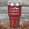 Easily Distracted by Wieners - 20 oz & 30 oz Powder Coated Etched Tumbler