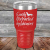 Easily Distracted by Wieners - 20 oz & 30 oz Powder Coated Etched Tumbler