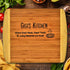 Gigi's Kitchen 2-Tone Bamboo Cutting Board