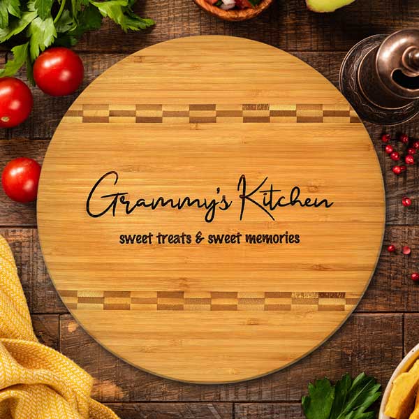 Grammy's Kitchen 2-Tone Bamboo Cutting Board