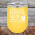 It's not really Drinking Alone if the Cat is Home - Powder Coated Etched Tumbler