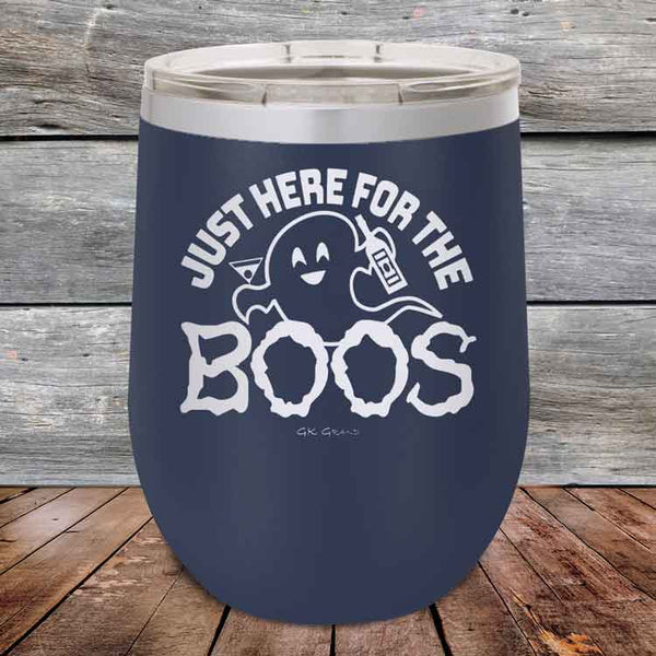 Just here for the BOOS - Powder Coated Etched Tumbler