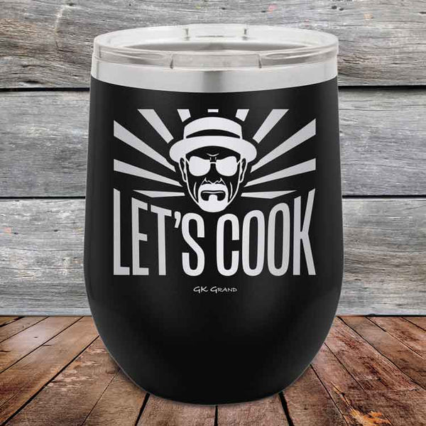 Let's Cook - Powder Coated Etched Tumbler