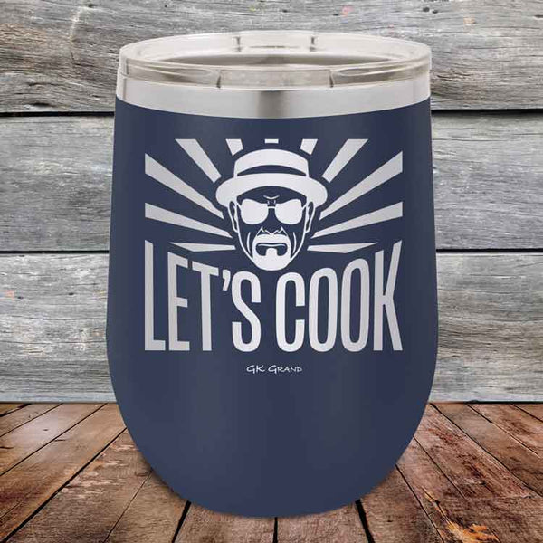 Let's Cook - Powder Coated Etched Tumbler