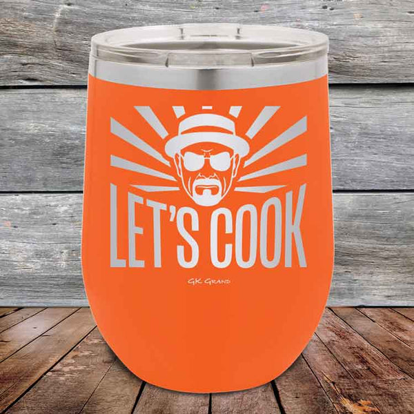 Let's Cook - Powder Coated Etched Tumbler