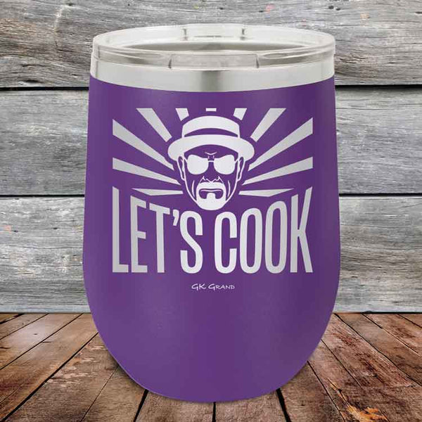 Let's Cook - Powder Coated Etched Tumbler