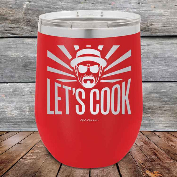 Let's Cook - Powder Coated Etched Tumbler