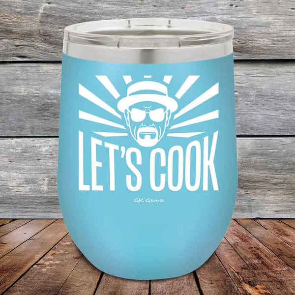 Let's Cook - Powder Coated Etched Tumbler